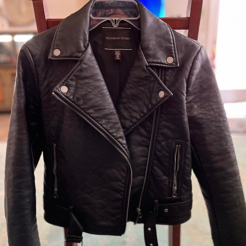 Victoria's Secret Black Leather Jacket